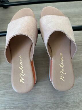 Matisse Blush Slide Mules for Women